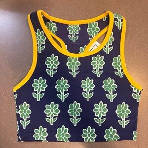 Rhode Mia Bra Top Colbalt Floral Women’s Size XS NWT